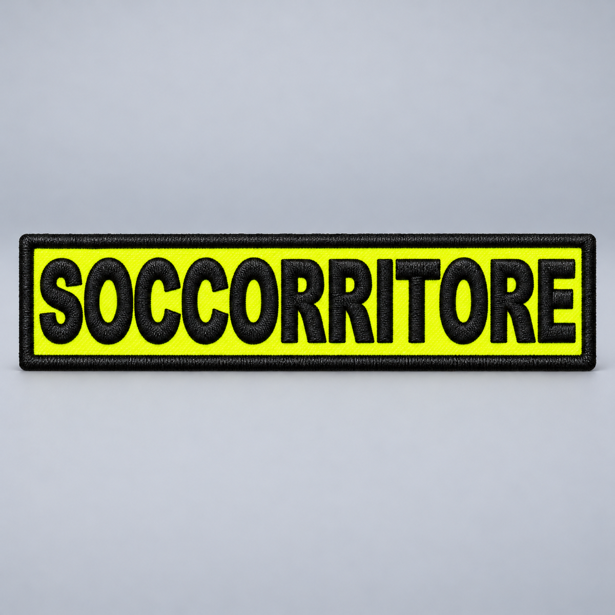 Patch ricamata DORSO 25x5 cm - SOCCORRITORE