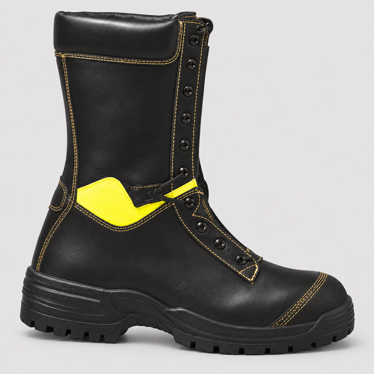 Stivaletto AIB MONTEBOVE  H11ZIP/PA/SK Nero/Giallo Fluo