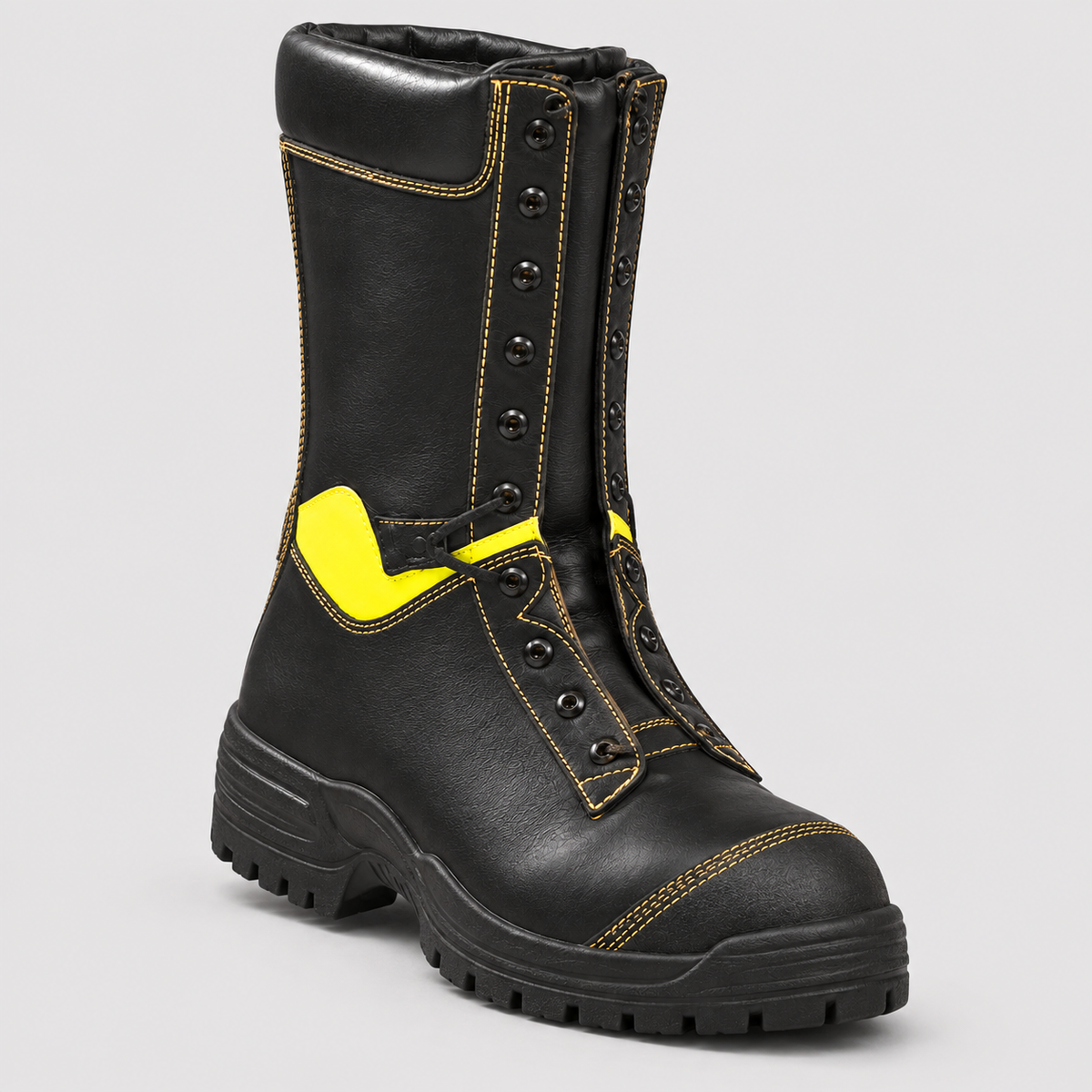 Stivaletto AIB MONTEBOVE  H11ZIP/PA/SK Nero/Giallo Fluo