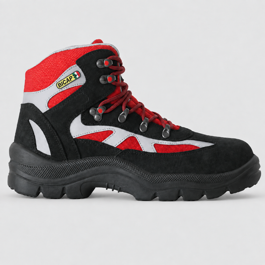 Scarponcino di Sicurezza S3 - BICAP Nero/Rosso