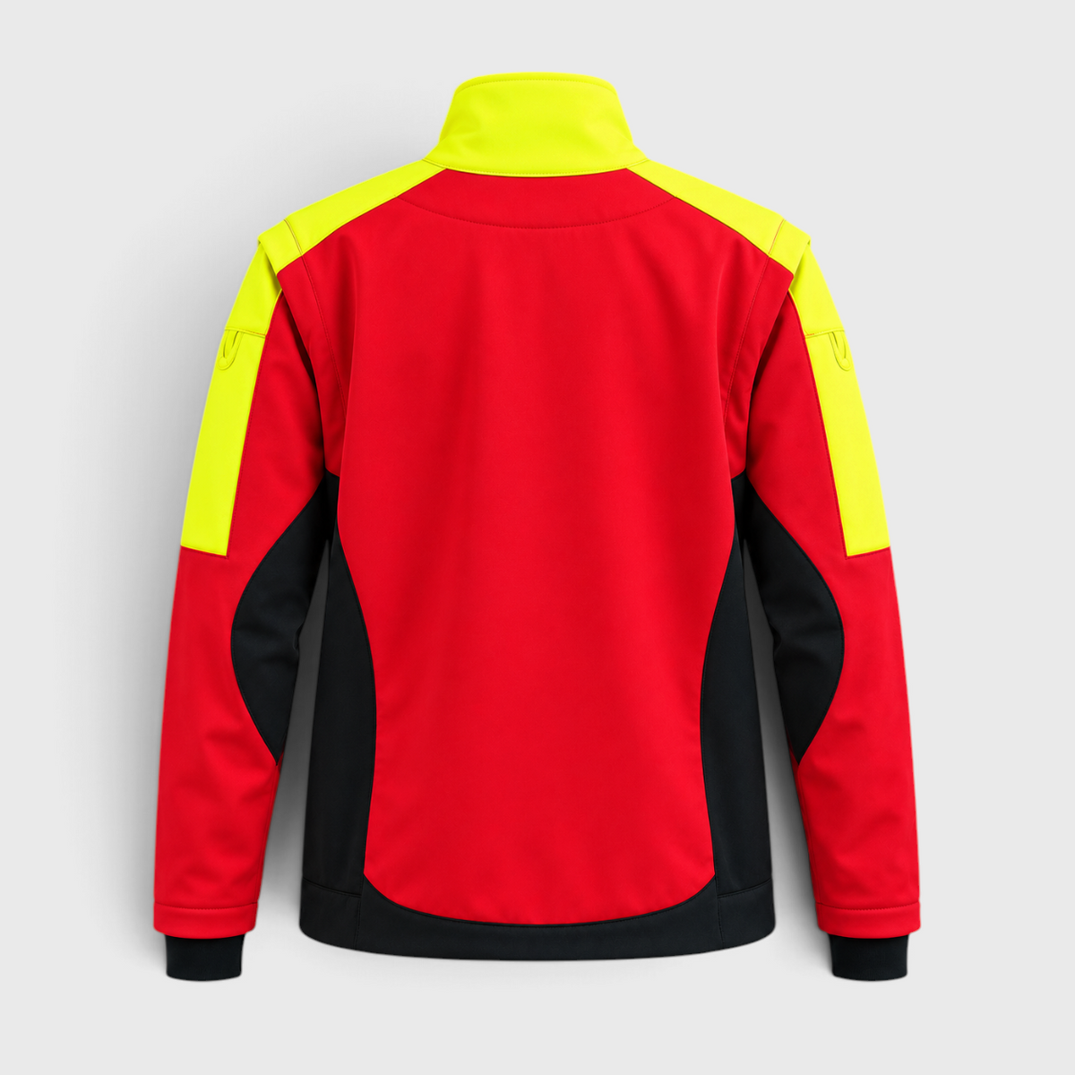 Giacca Softshell SOFTHELI26 Rosso Ban/Giallo Fluo