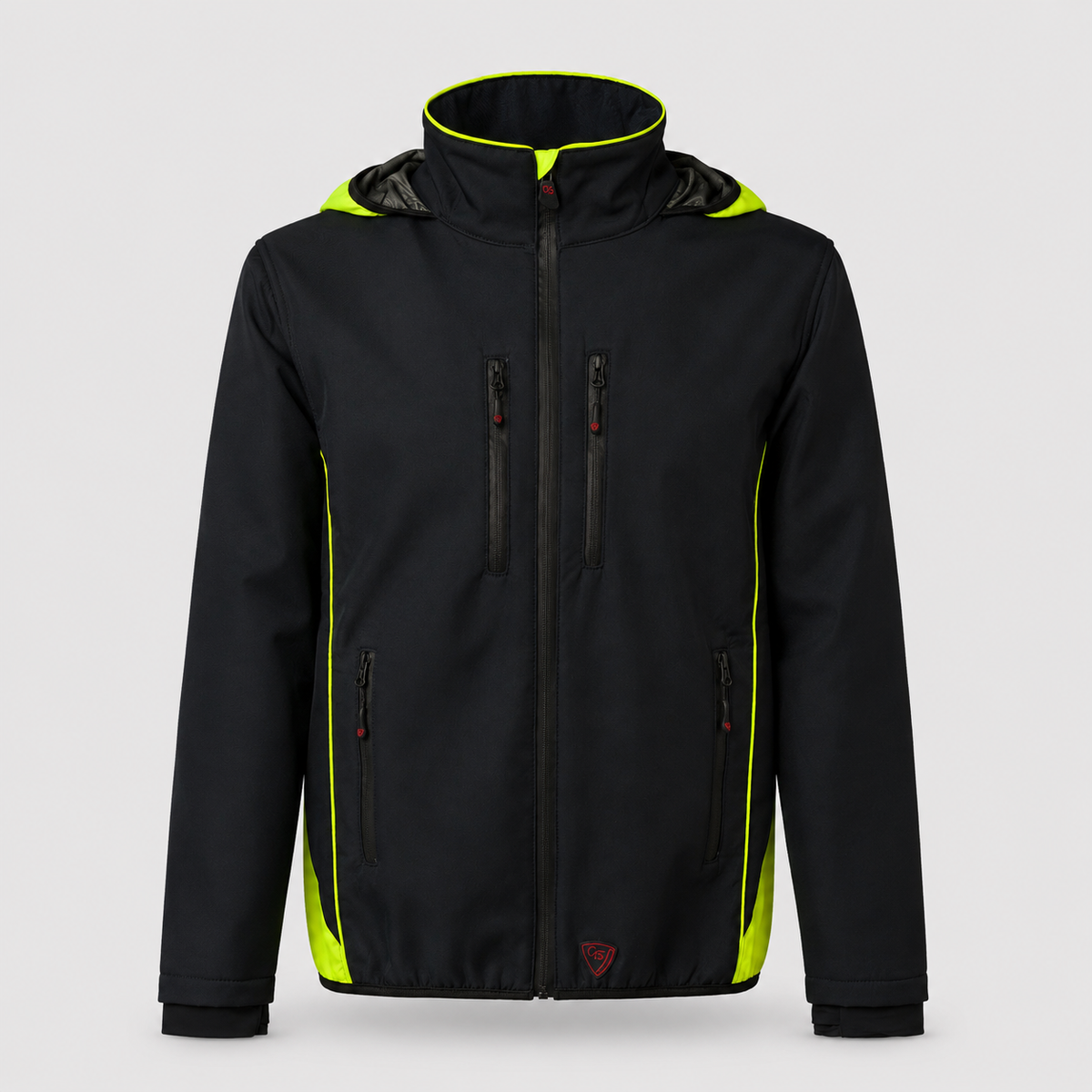 Giubbino Softshell JUPITER Blu Navy/Giallo Fluo
