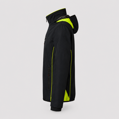 Giubbino Softshell JUPITER Blu Navy/Giallo Fluo