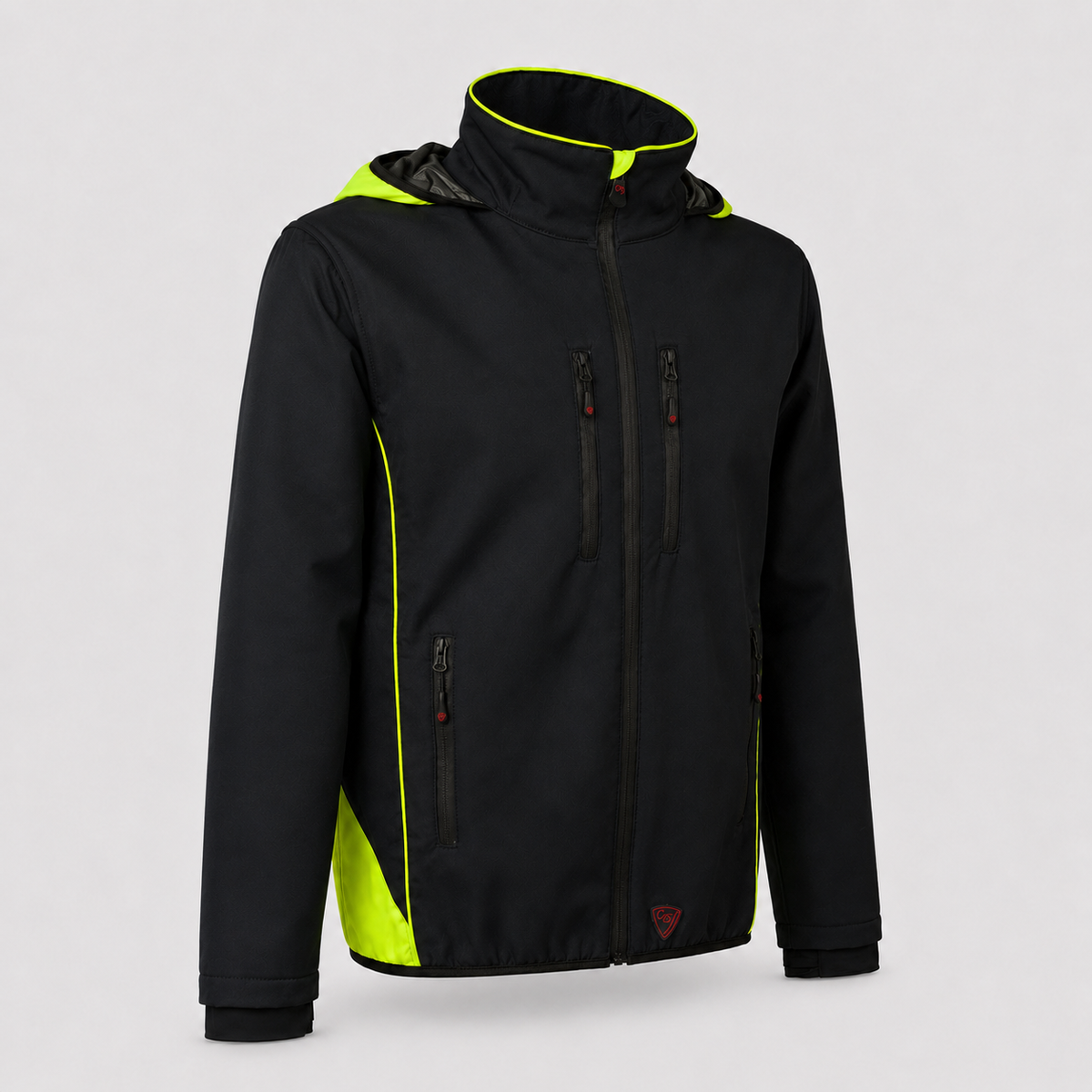 Giubbino Softshell JUPITER Blu Navy/Giallo Fluo