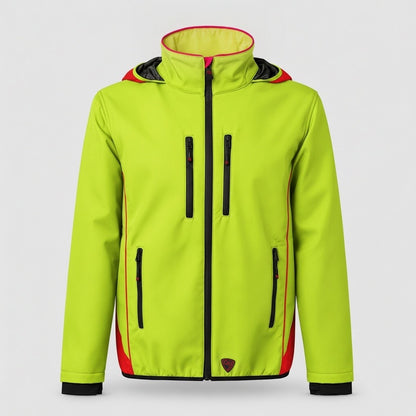 Giubbino Softshell JUPITER GIALLO FLUO/ROSSO