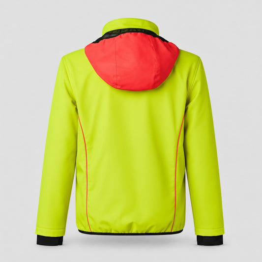 Giubbino Softshell JUPITER GIALLO FLUO/ROSSO
