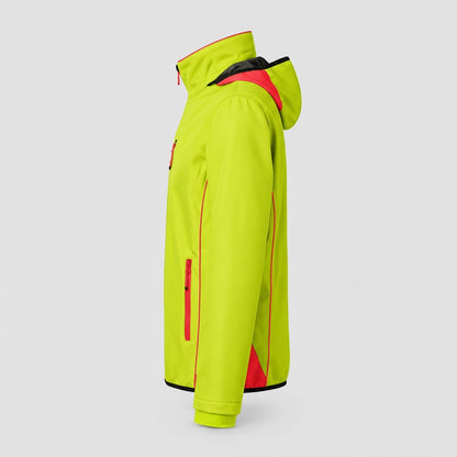 Giubbino Softshell JUPITER GIALLO FLUO/ROSSO