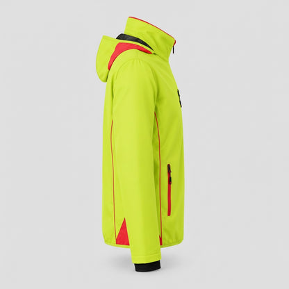 Giubbino Softshell JUPITER GIALLO FLUO/ROSSO