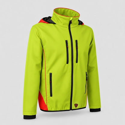 Giubbino Softshell JUPITER GIALLO FLUO/ROSSO