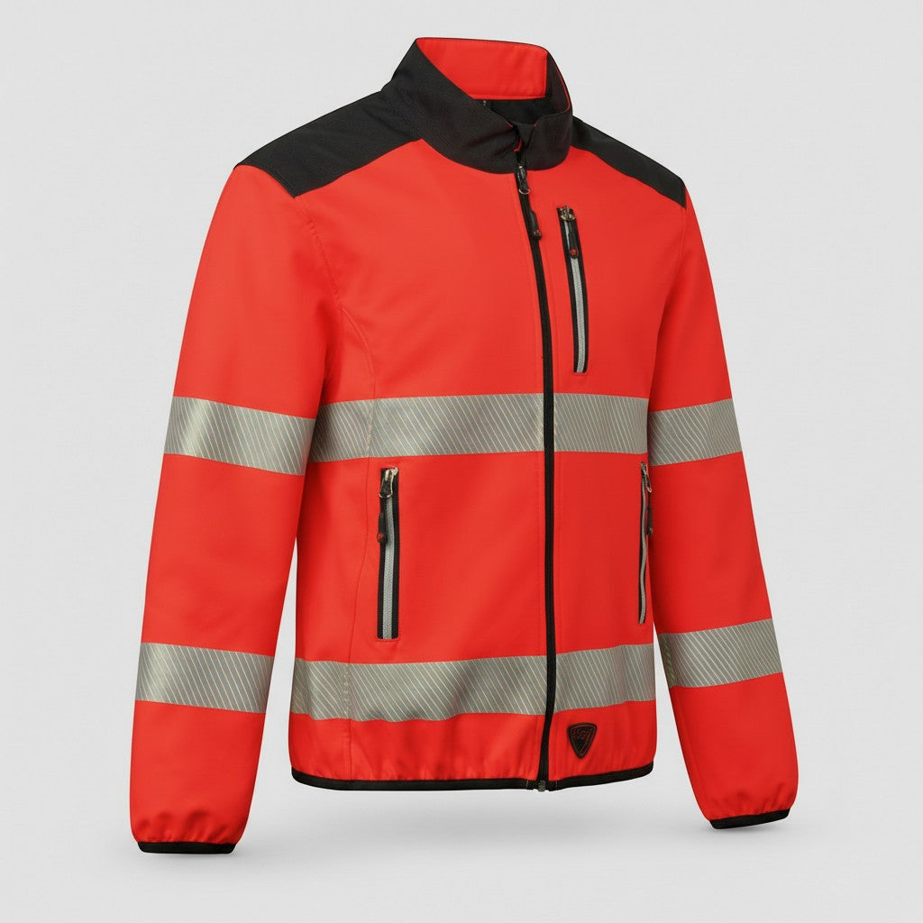 Giubbino Termico GIUSOFT POWER 3S Rosso Fluo