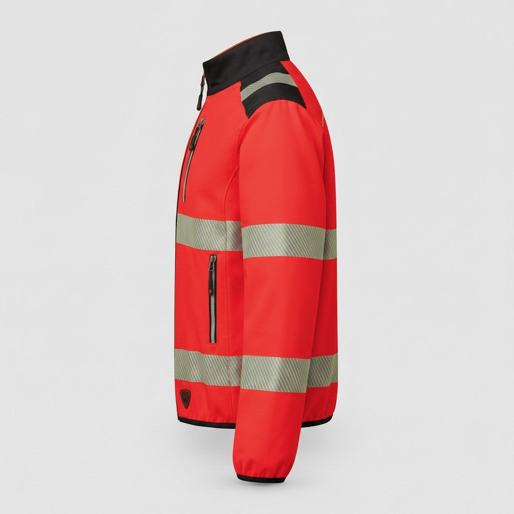 Giubbino Termico GIUSOFT POWER 3S Rosso Fluo