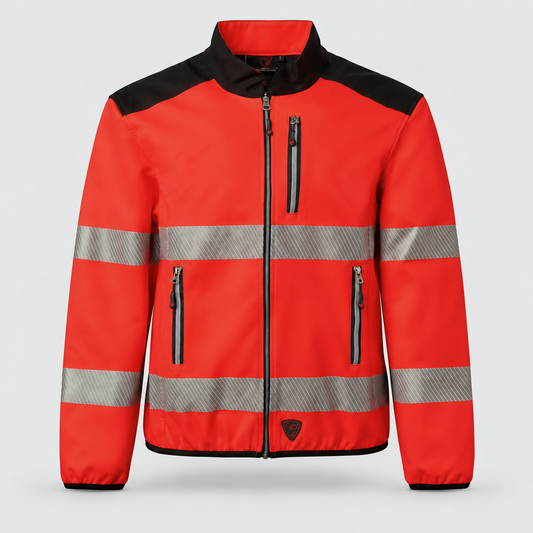 Giubbino Termico GIUSOFT POWER 3S Rosso Fluo