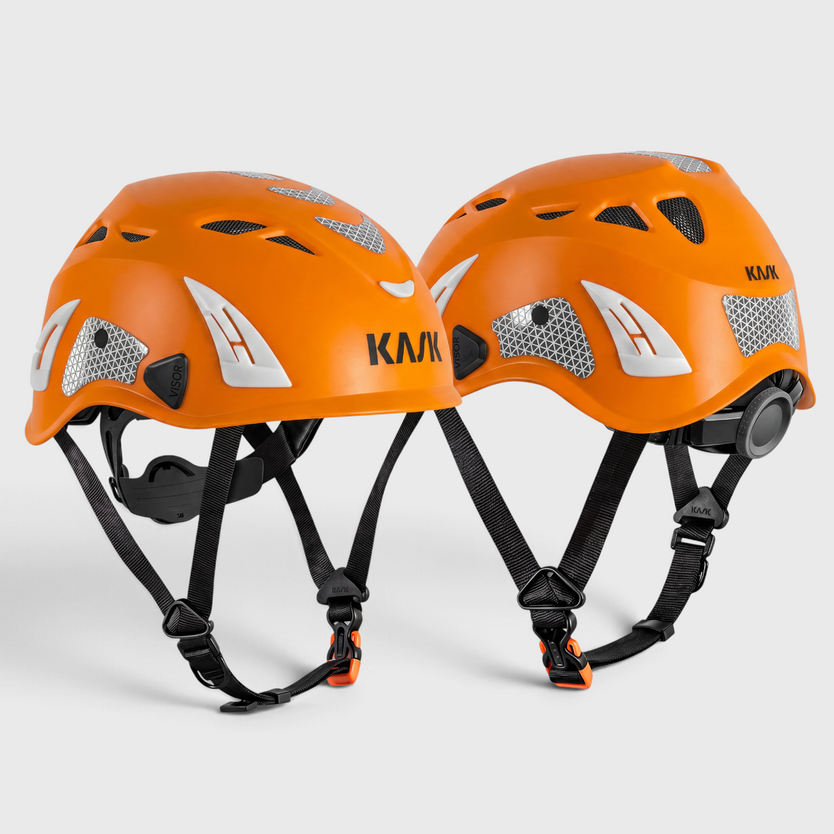 Elmetto SUPERPLASMA AQ HIVIZ Kask EN397-12492 Arancio