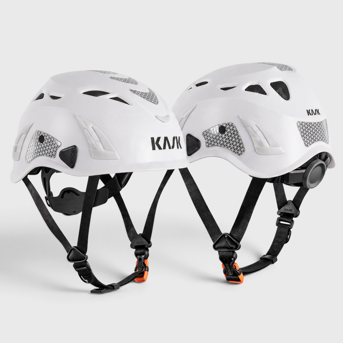 Elmetto SUPERPLASMA AQ HIVIZ Kask EN397-12492 Bianco