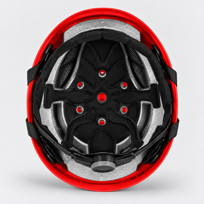 Elmetto SUPERPLASMA AQ HIVIZ Kask EN397-12492 Rosso Fluo