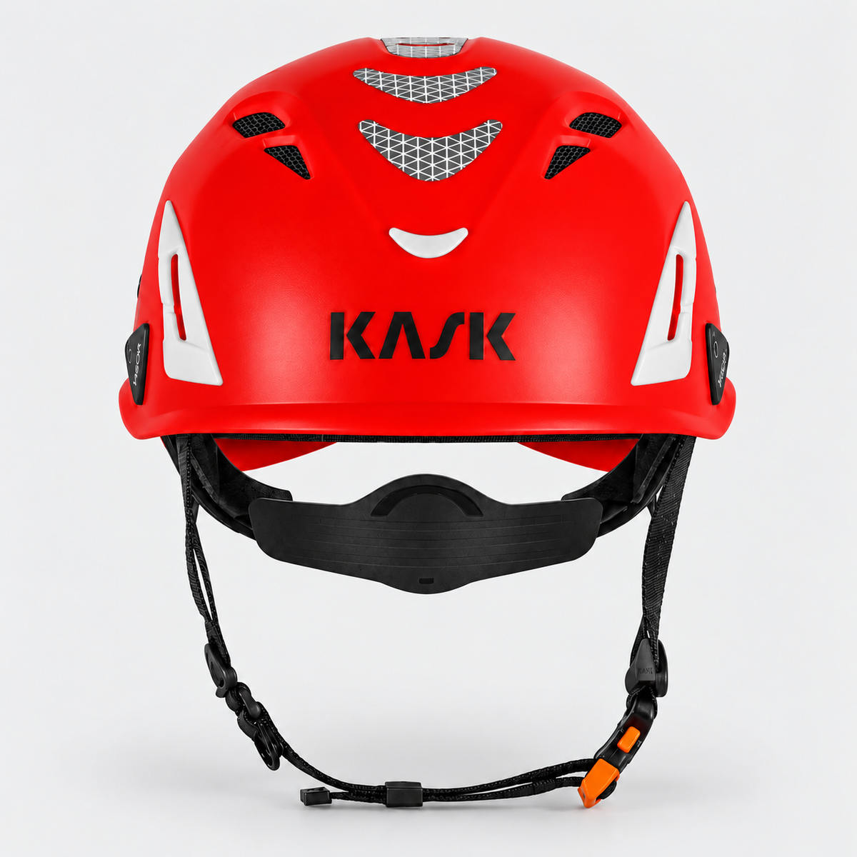 Elmetto SUPERPLASMA AQ HIVIZ Kask EN397-12492 Rosso Fluo