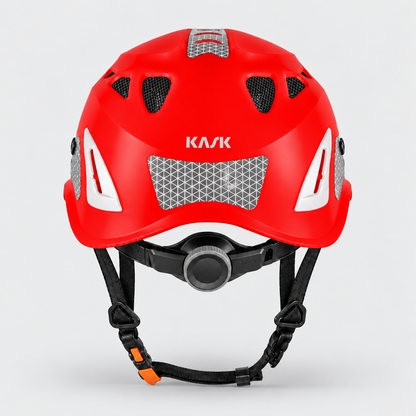 Elmetto SUPERPLASMA AQ HIVIZ Kask EN397-12492 Rosso Fluo