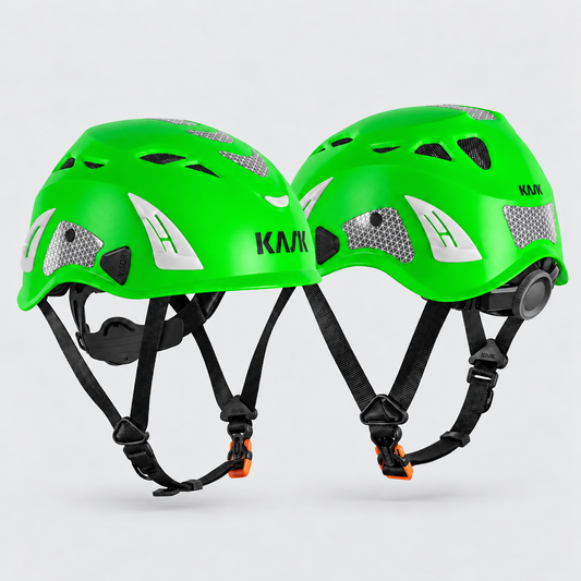 Elmetto SUPERPLASMA AQ HIVIZ Kask EN397-12492 Verde Fluo